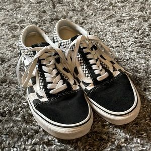 WOMENS Vans Sneakers, checkerboard pattern
